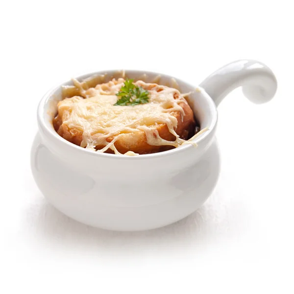 Zuppa di cipolle francesi — Foto Stock