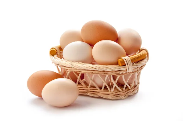 Biologische eieren — Stockfoto