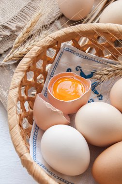 organik yumurta Paskalya için