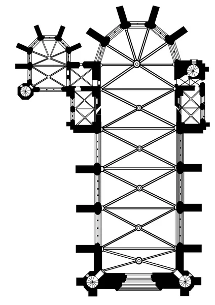 Carte de l'église — Photo