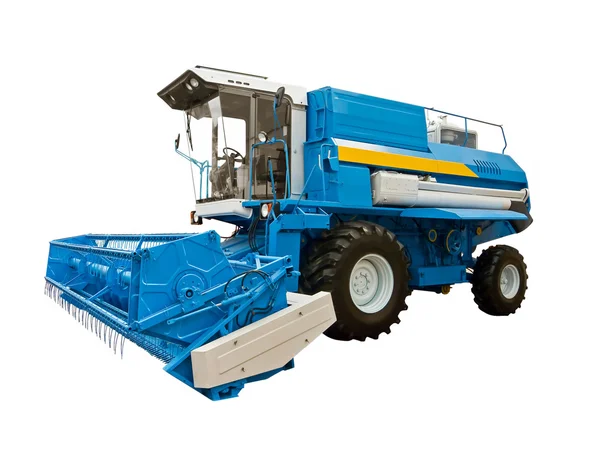 Blauwe landbouw harvester — Stockfoto