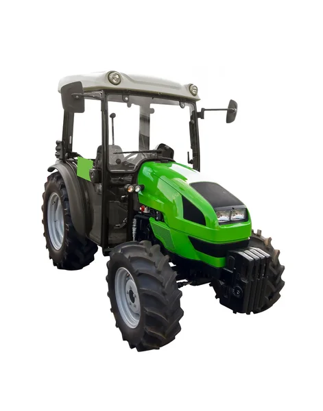 Liten grön traktor — Stockfoto
