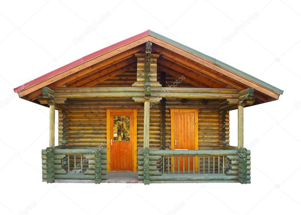 House built of logs