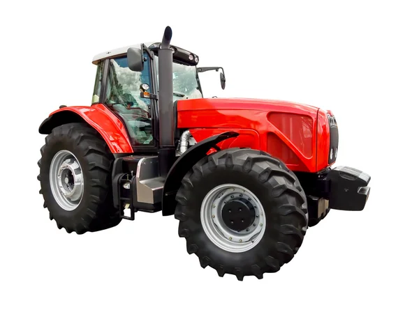 Red farm tractor — Stock Photo, Image