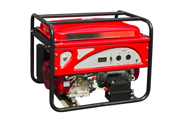 Small Portable Gasoline Electric Generator Stockfoto