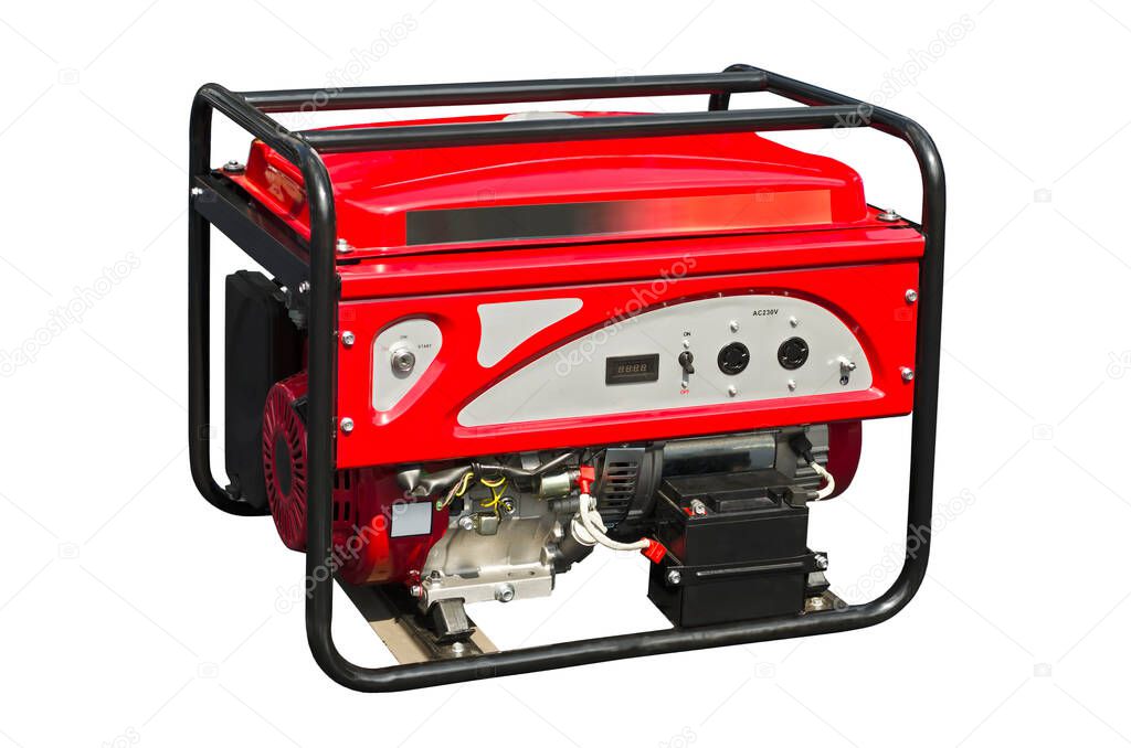 Small portable gasoline electric generator
