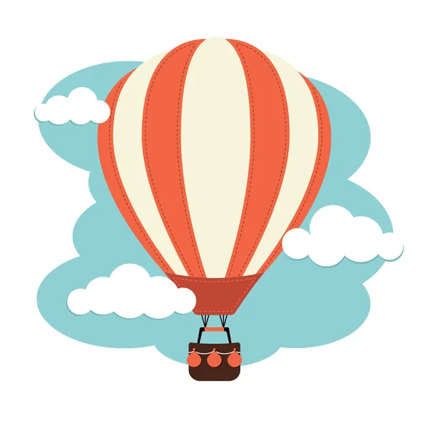 Heteluchtballon — Stockvector