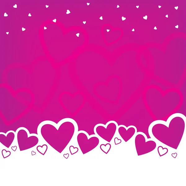 Valentinstag-Hintergrunddesign — Stockvektor