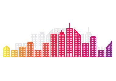 Abstract City Skyline