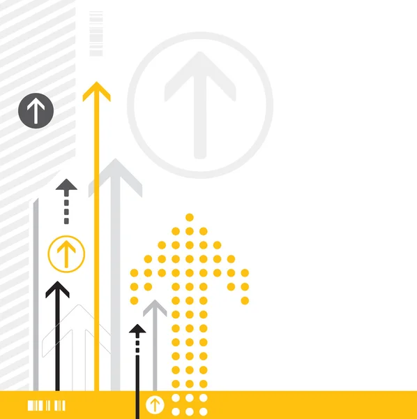 現代の矢印の背景 — ストックベクタ