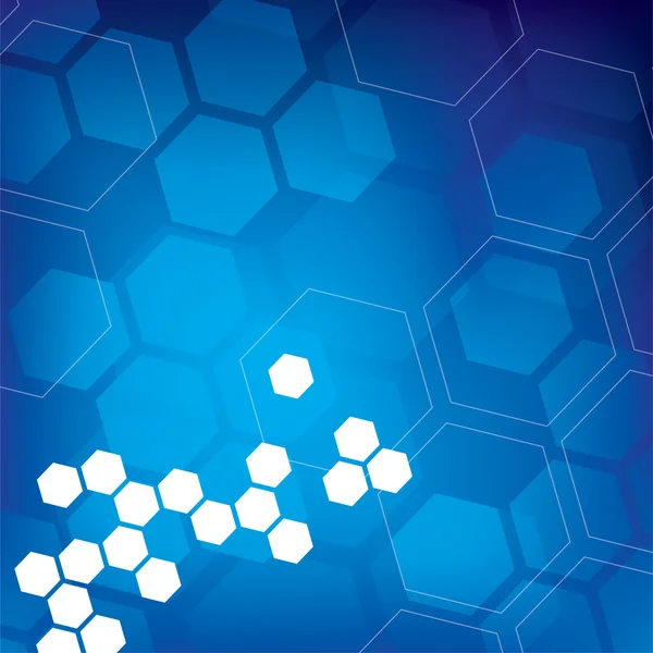 Abstract Hexagon Background — Stock Vector