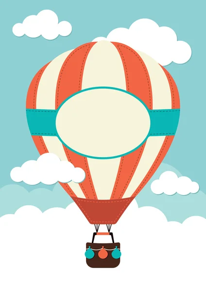 Hot Air Balloon — Stock Vector