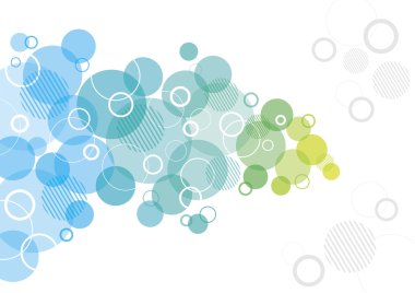 daireler ile soyut tasarım