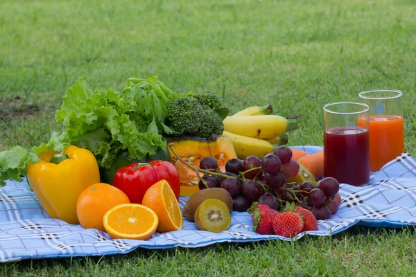 Set of fruits isolated — Stock Photo, Image