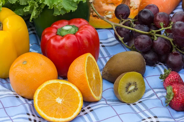 Set of fruits isolated — Stock Photo, Image