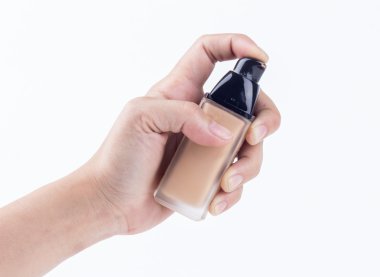 siyah üzerine izole brushr makyaj