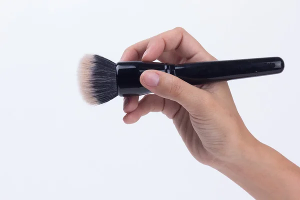 Make up brushr isolated on black — Stock Photo, Image