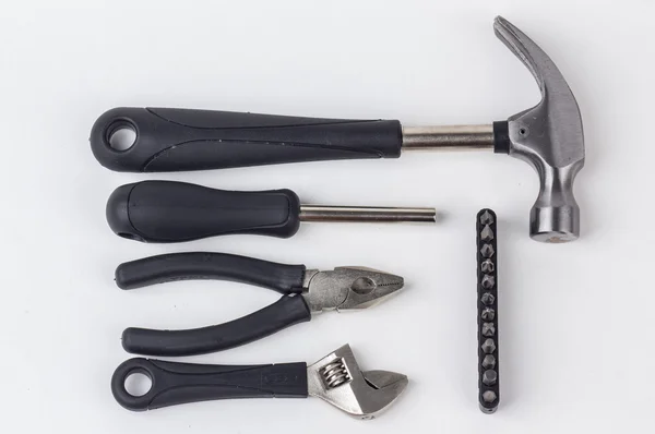 Closeup of assorted work tools — Stock Photo, Image