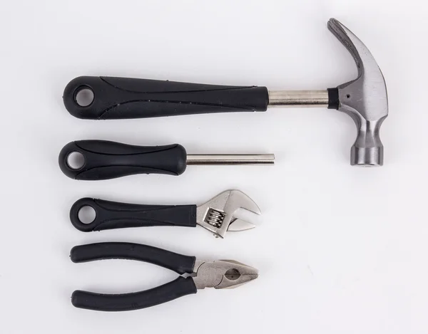 Closeup de ferramentas de trabalho variadas — Fotografia de Stock