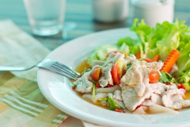 baharatlı salata, karışık sebze, Asya gıda