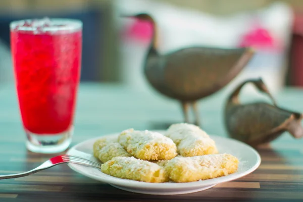 Postre tailandés en la mesa — Foto de Stock