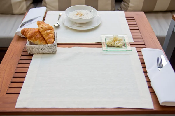 Table de petit déjeuner. — Photo