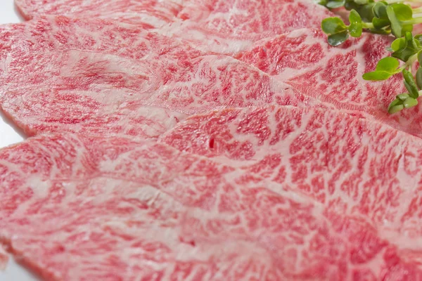 Slices of beef sirloin steak — Stock Photo, Image