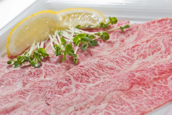 Slices of beef sirloin steak — Stock Photo, Image