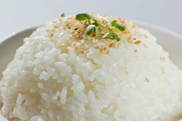 Cuenco lleno de arroz — Foto de Stock