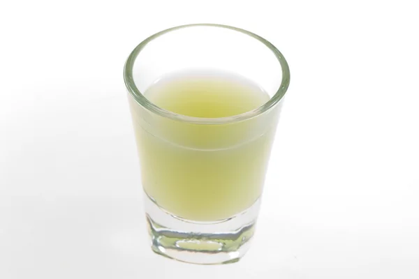 Glass of Limeade served — Stock Photo, Image