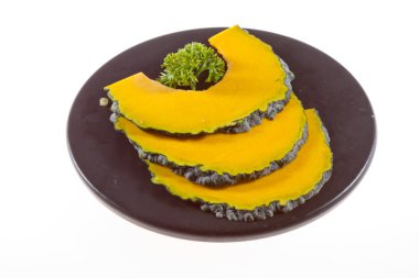 beyaz zemin üzerine Japon kabak