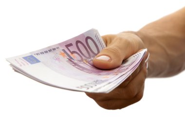 Euro banknot ' erkeklerde