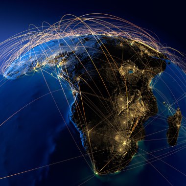 Ana hava yolları Afrika ve Madagaskar
