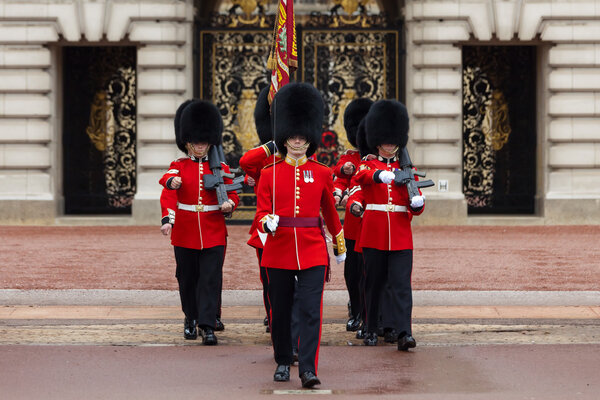 A Royal Guard at Buckingham Palace