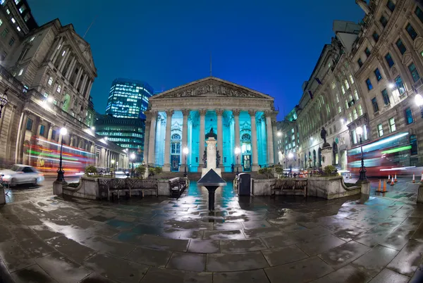 Royal Stock Exchange, London, England, UK — стокове фото