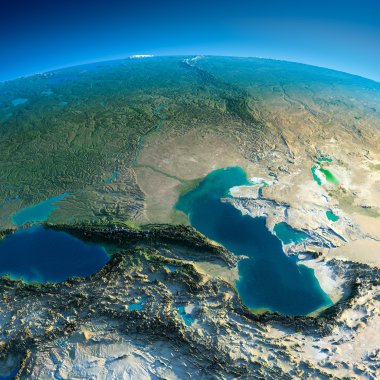 Detaylı toprak. Kafkasya