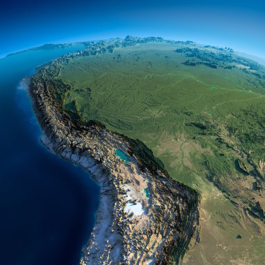 Detaylı toprak. Bolivya, peru, Brezilya