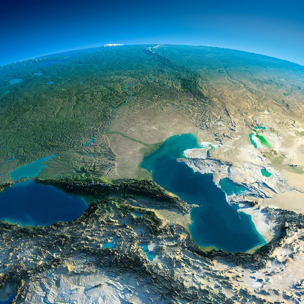 Detailed Earth. Caucasus — Stock Photo, Image