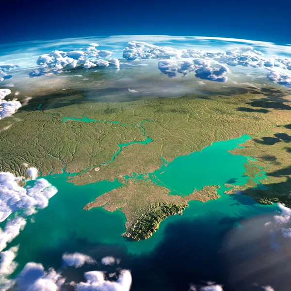 Dünya gezegeni, parçaları. Karadeniz ve Kırım