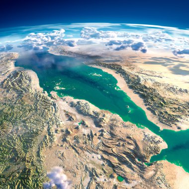 Dünya gezegeni, parçaları. Kızıl Deniz