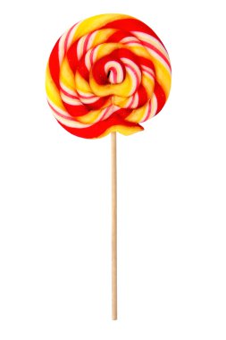 beyaz izole lolipop