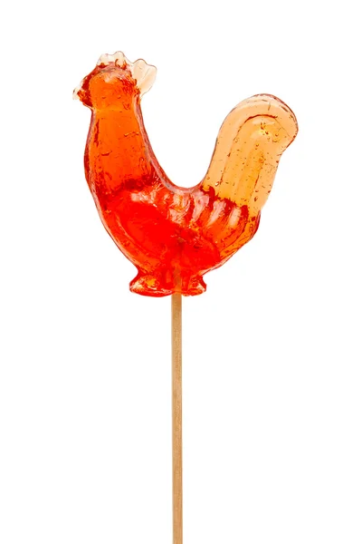 Sweet cockerel on stick — Stock Photo, Image