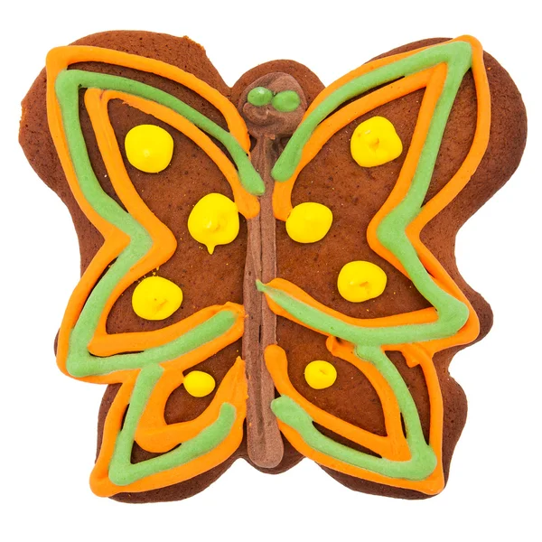 Gingerbread butterfly — Stock Photo, Image