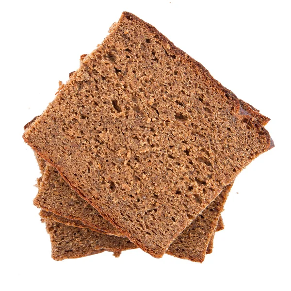 Braune Brotscheiben — Stockfoto