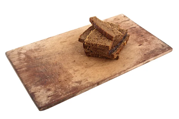 Chleba na řezací desce — Stock fotografie