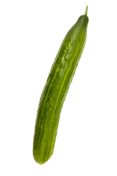 Cucumber over white background — Stock Photo, Image