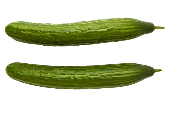 Twee lange komkommers — Stockfoto
