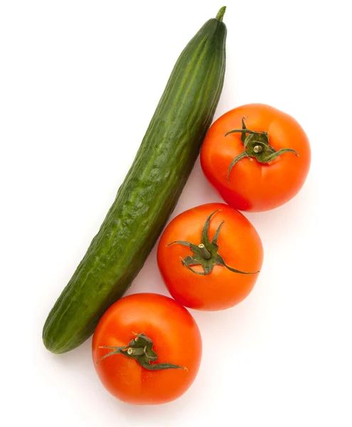 Pepino y tomates —  Fotos de Stock