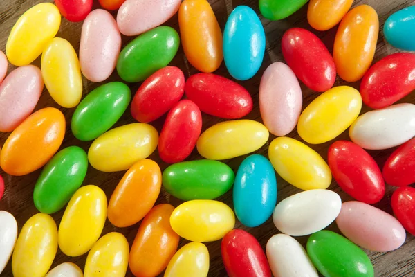 Color candy beans background — Stock Photo, Image