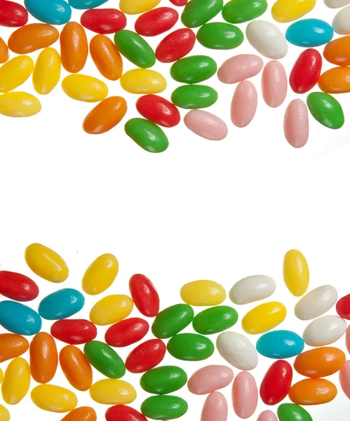 Assorted jelly beans background — Stock Photo, Image